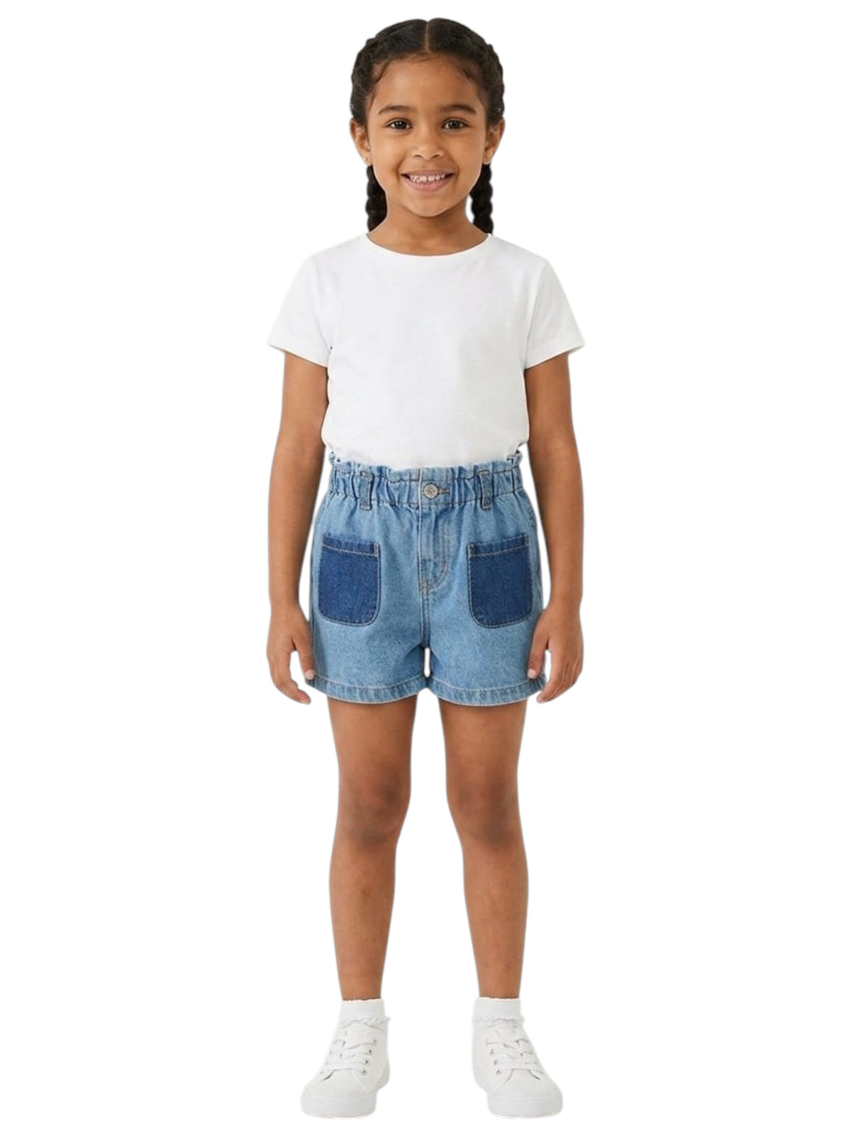 Image for Kids Girl's Plain Solid,Light Blue