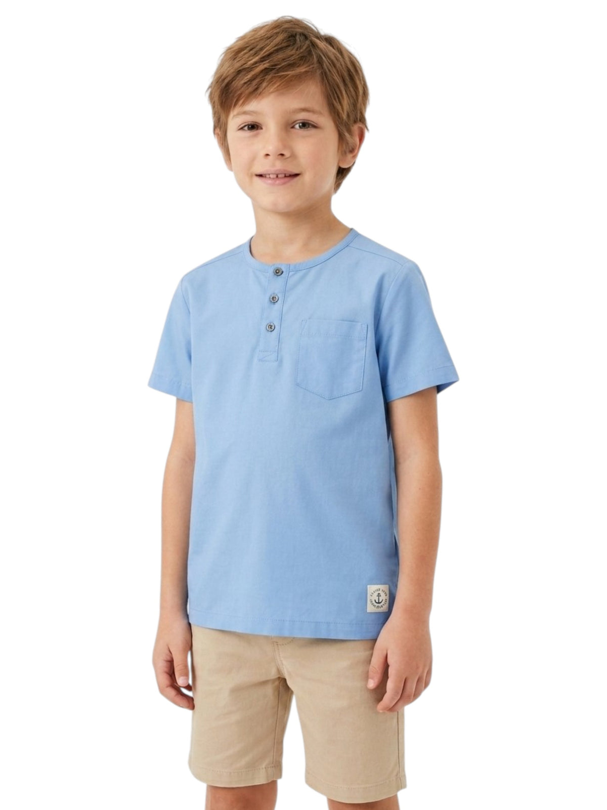 Image for Kids Boy's Plain Top,Blue