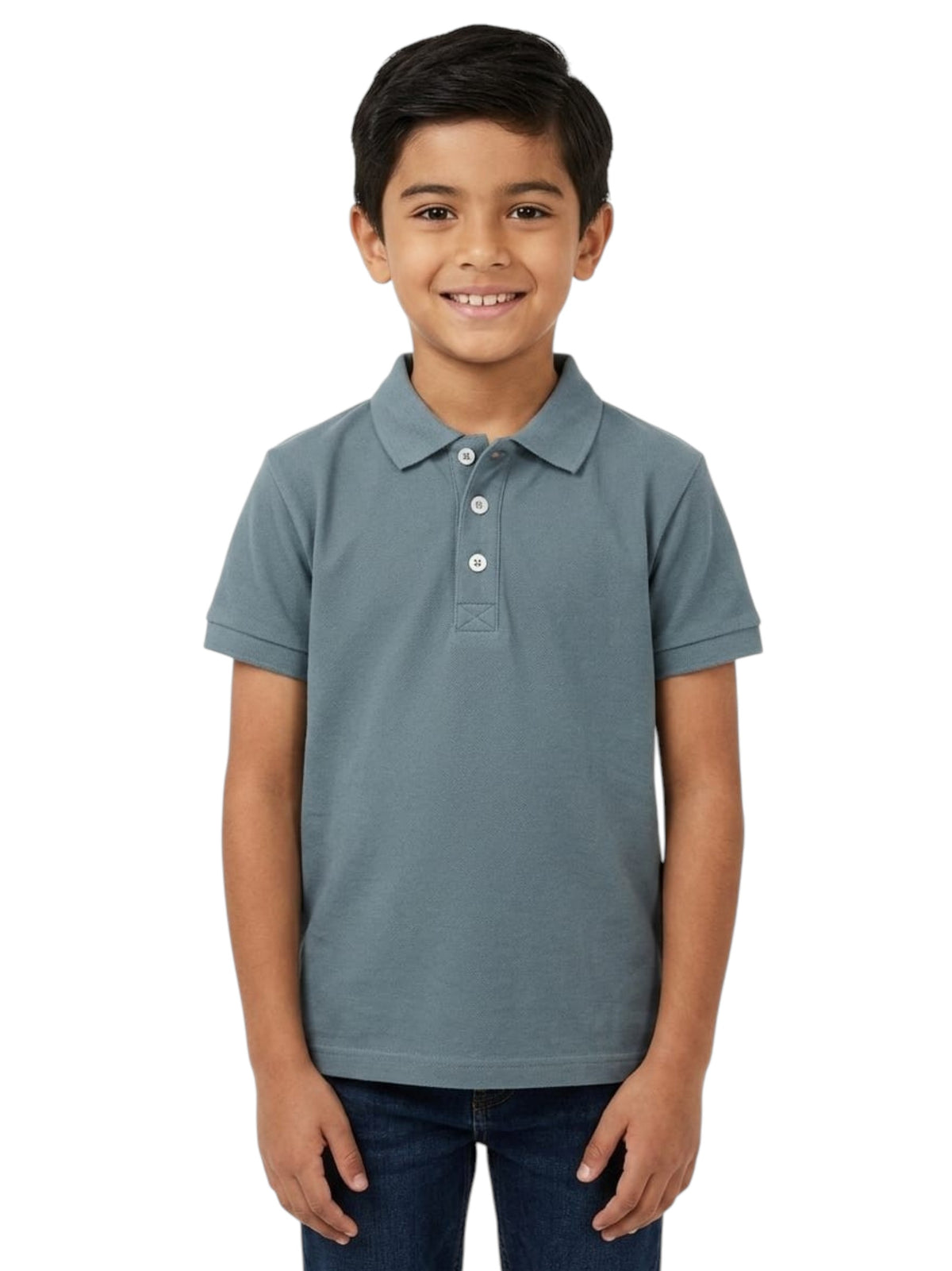 Image for Kids Boy's Plain Solid Top,Dusty Navy