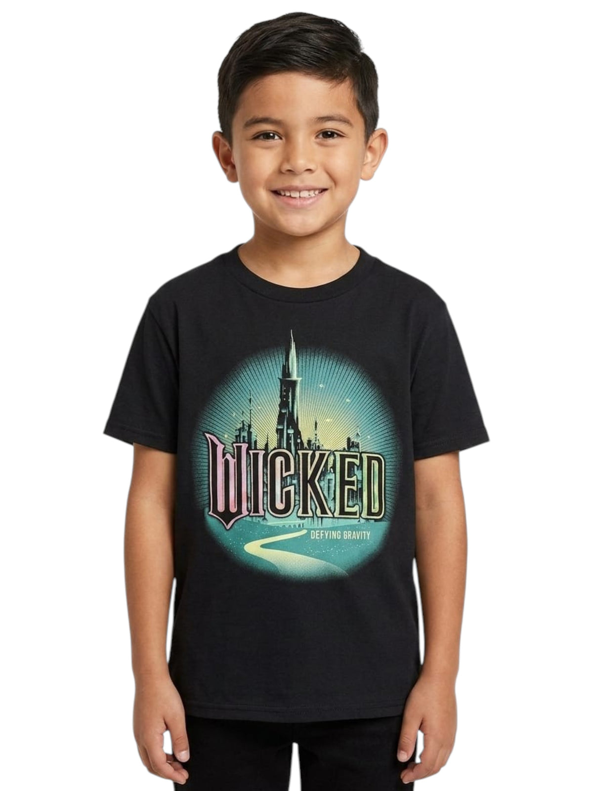 Image for Kids Boy's Printed Top,Black