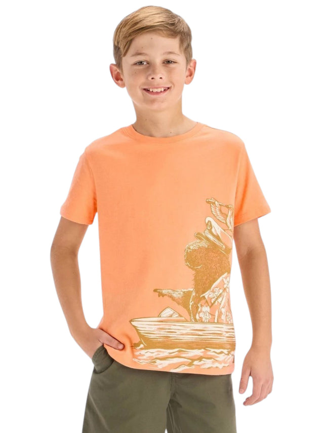 Image for Kids Boy's Printed Top,Coral