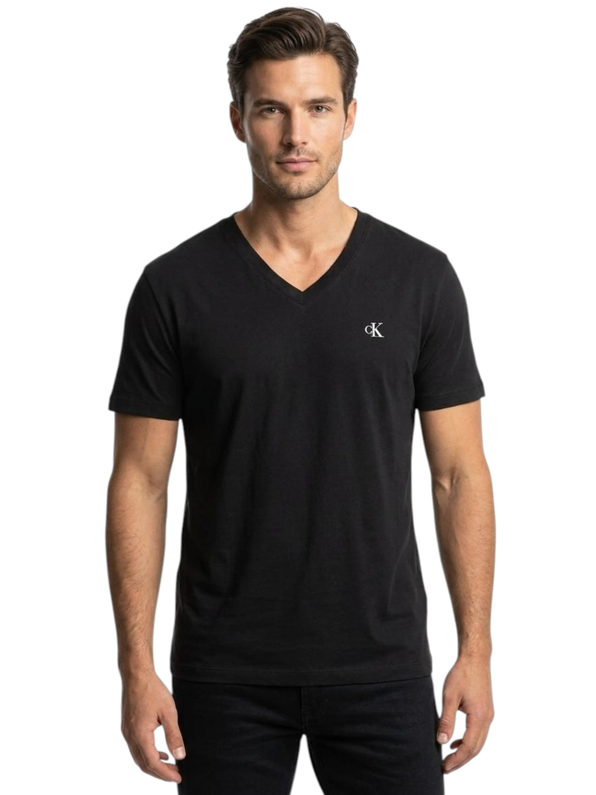Image for Men's Brand Logo Printed Top,Black