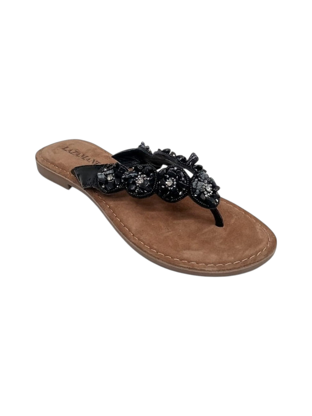 Image for Women's Beads Ribbed Shoes,Black