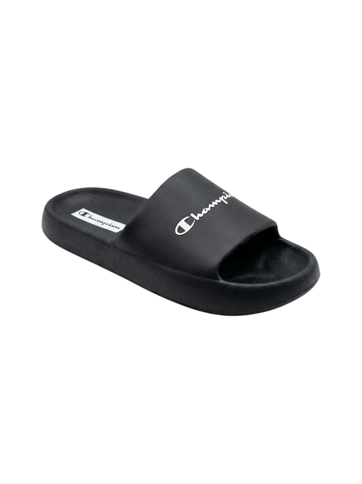 Image for Women's Logo Patched Slipper,Black