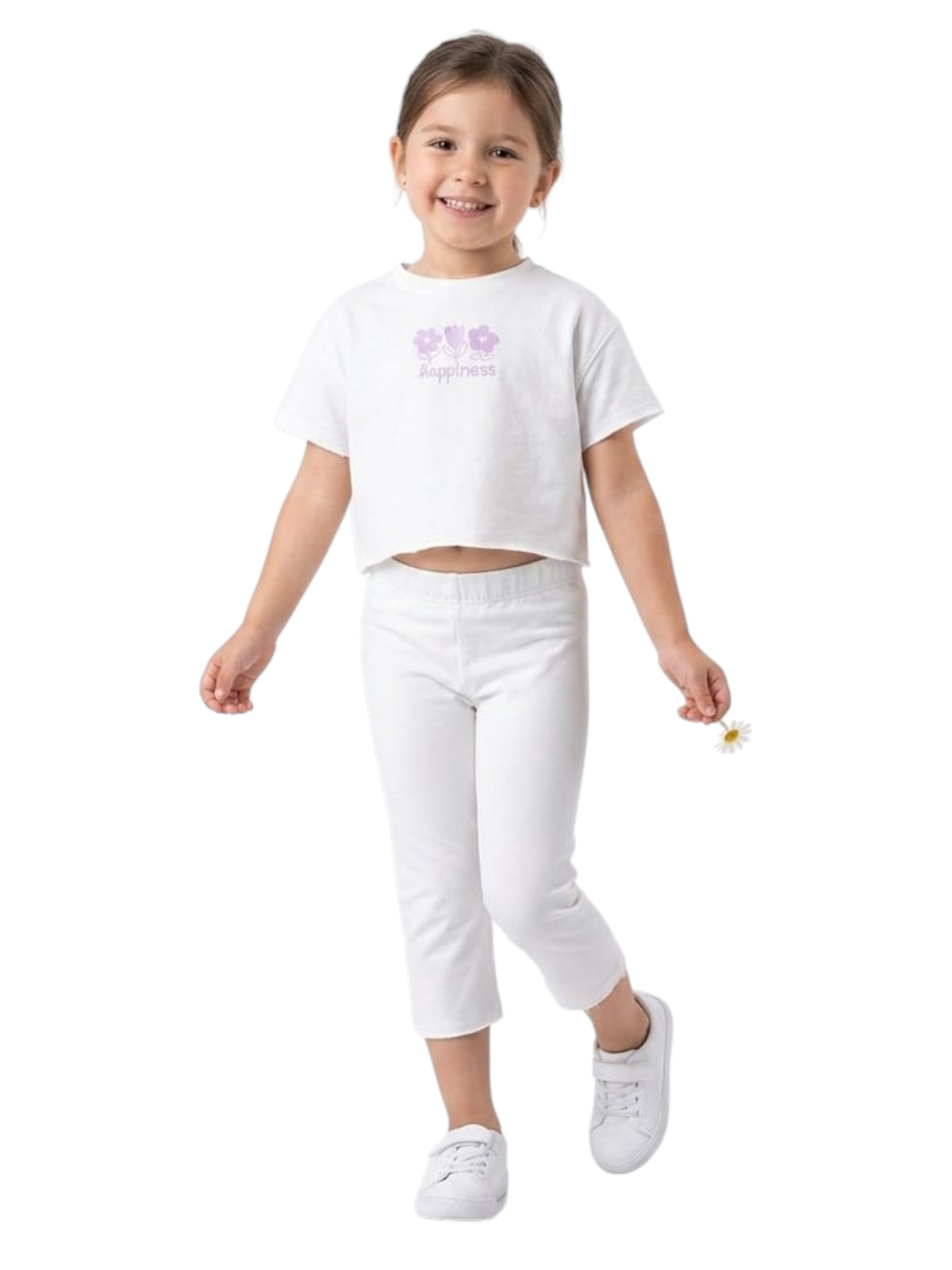 Image for Kids Girl's Printed Set 2Pieces,White