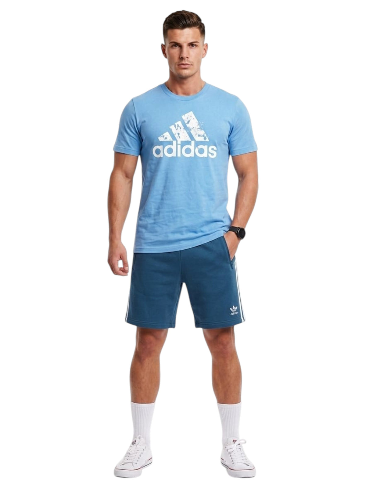 Image for Men's Printed Top,Blue