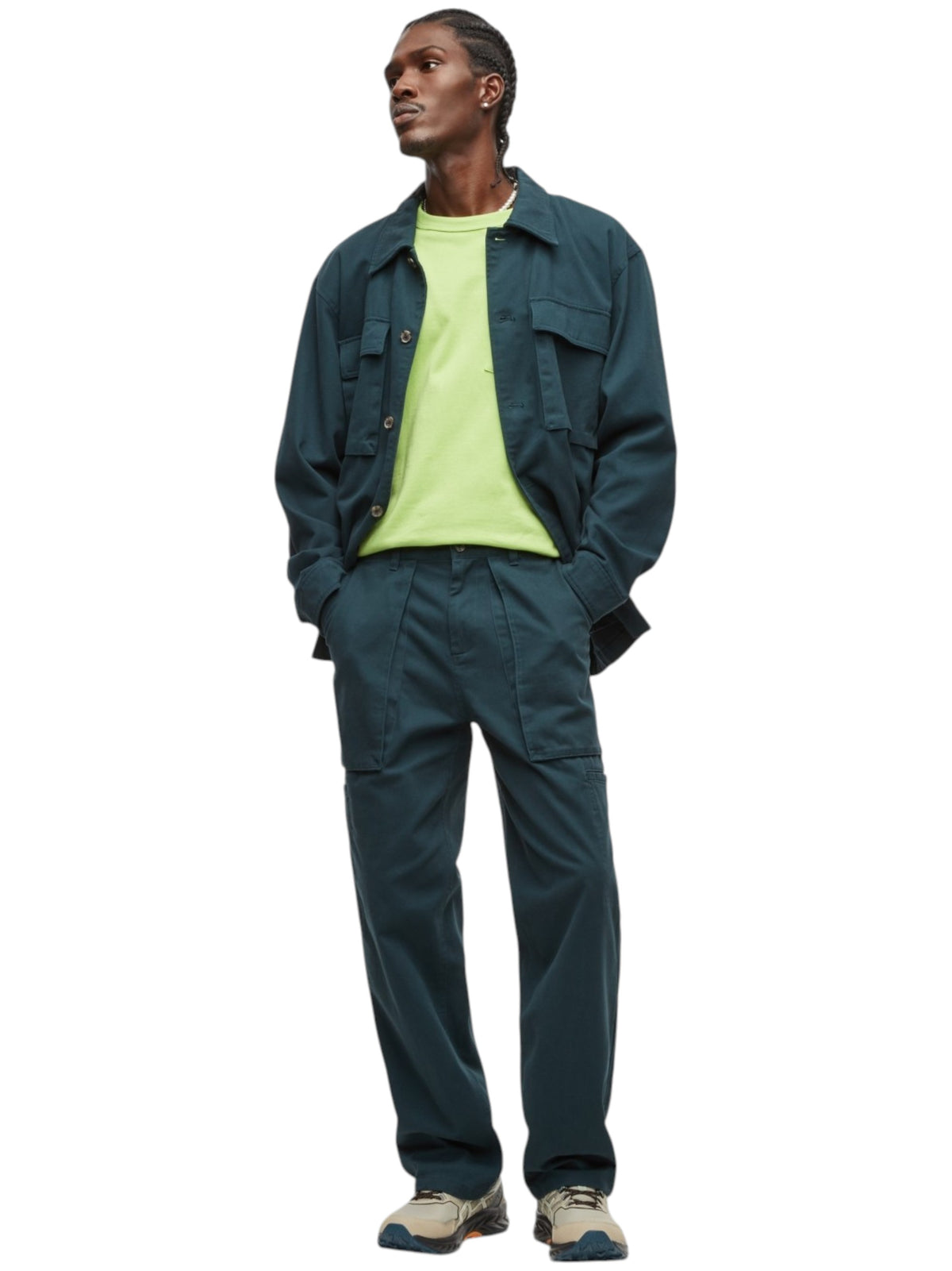 Image for Men's Plain Pant,Dark Green