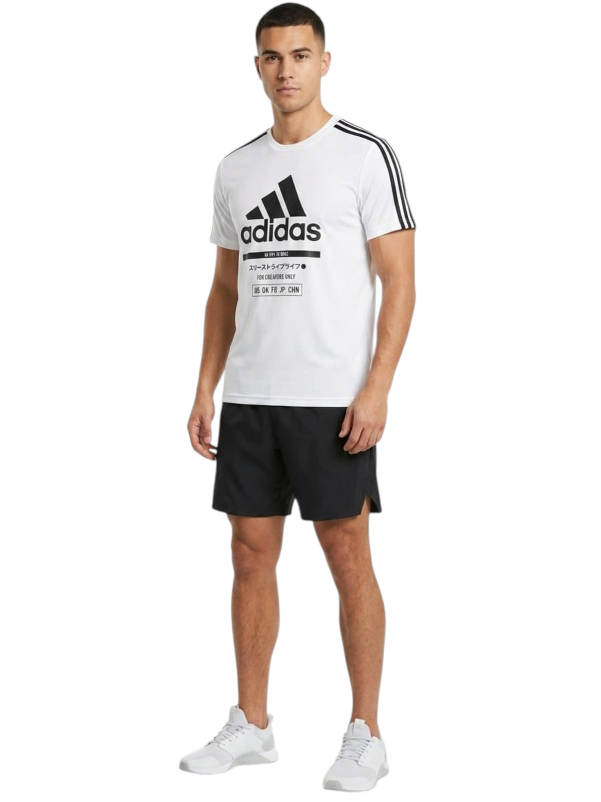 Image for Men's Brand Logo Printed Sport Top,White
