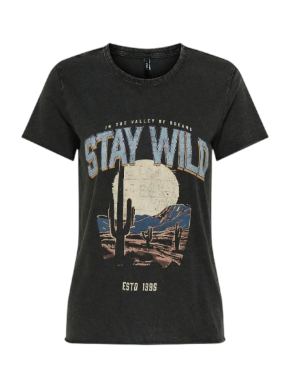 Image for Women's Printed Top,Black