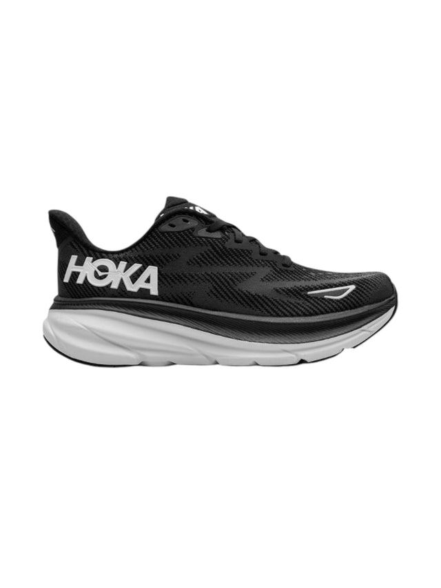 Image for Clifton 9 Men's Logo Patched Shoes,Black