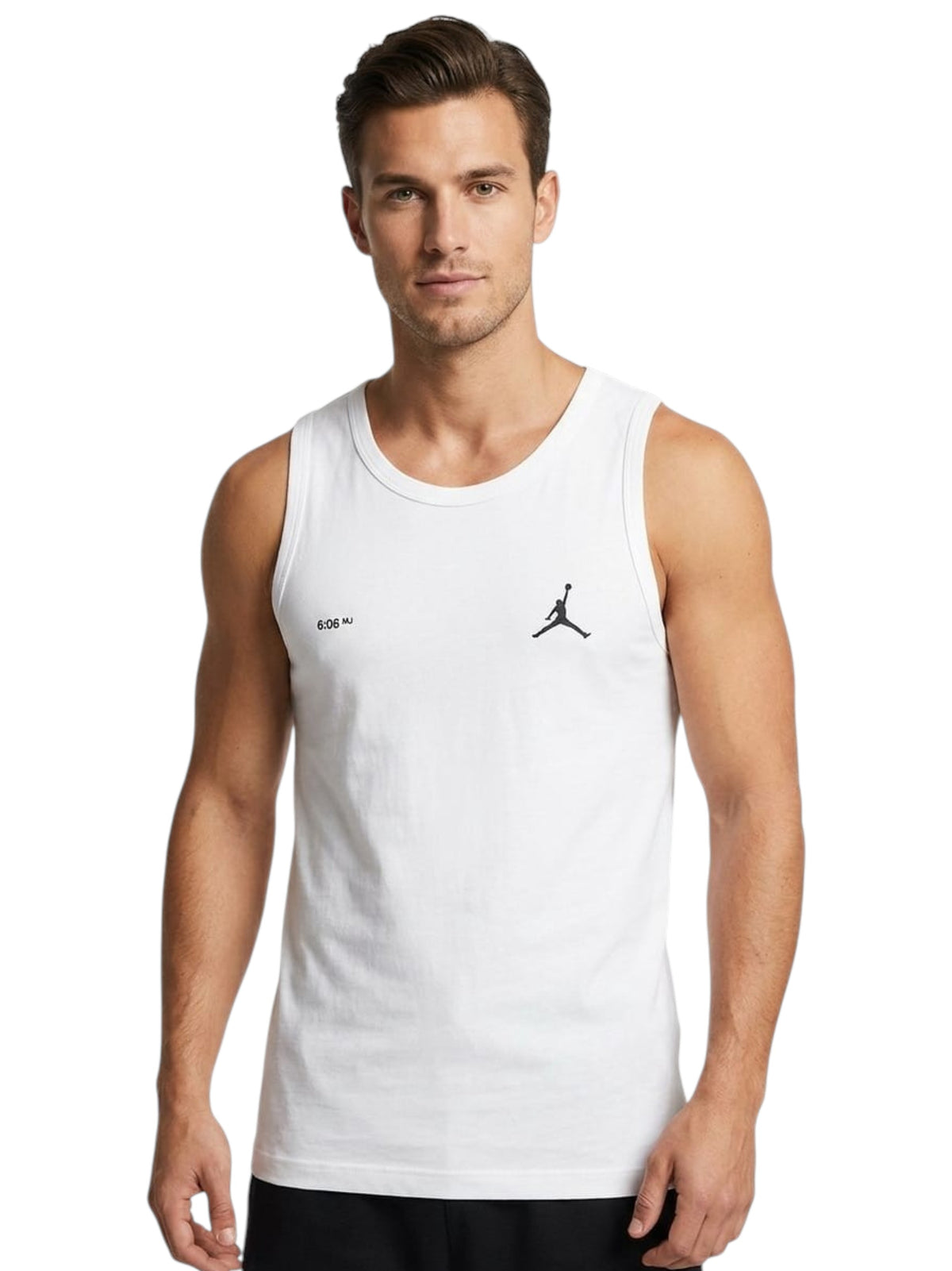 Image for Men's Printed Sport Top,White