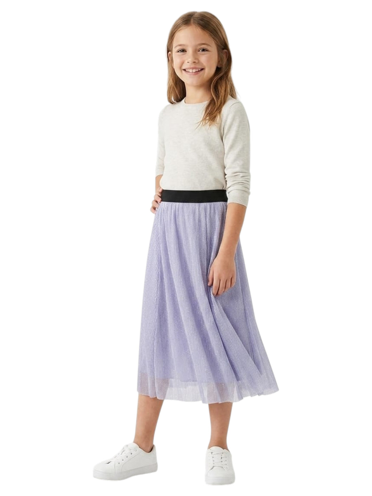 Image for Kids Girl's Ruffled Skirt,Purple