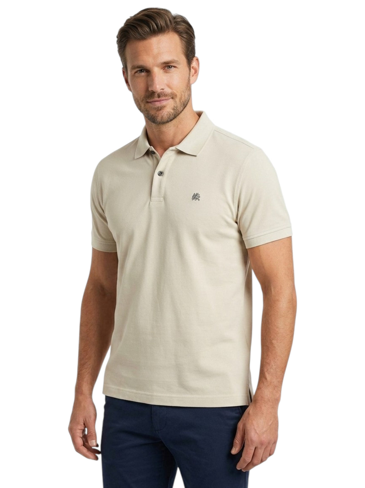 Image for Men's Textured Top,Beige