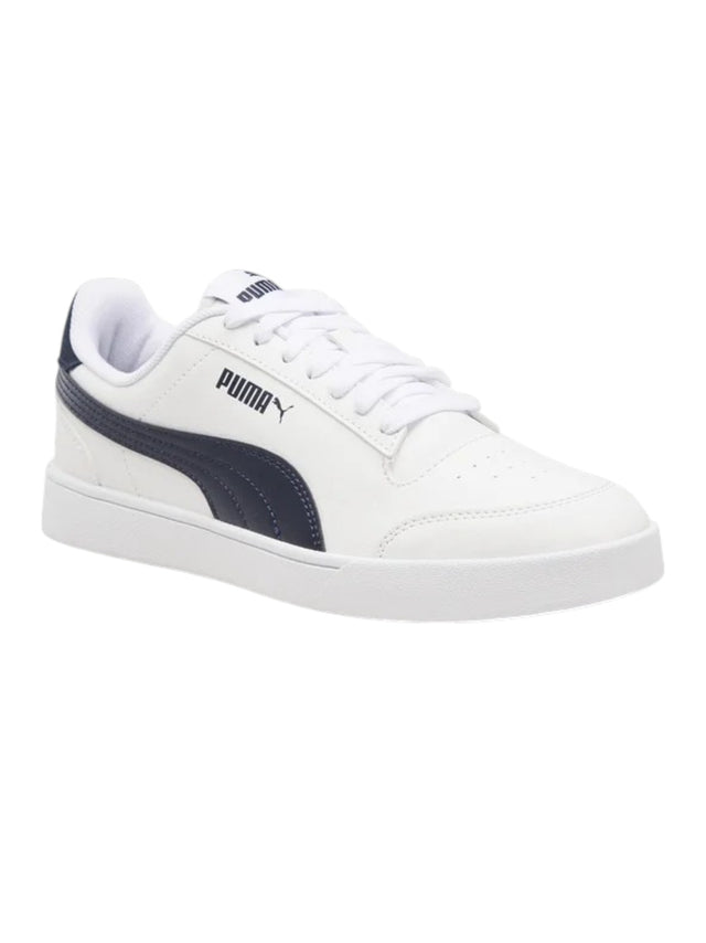 Image for Men's Logo Pattched Textured Shoes,White
