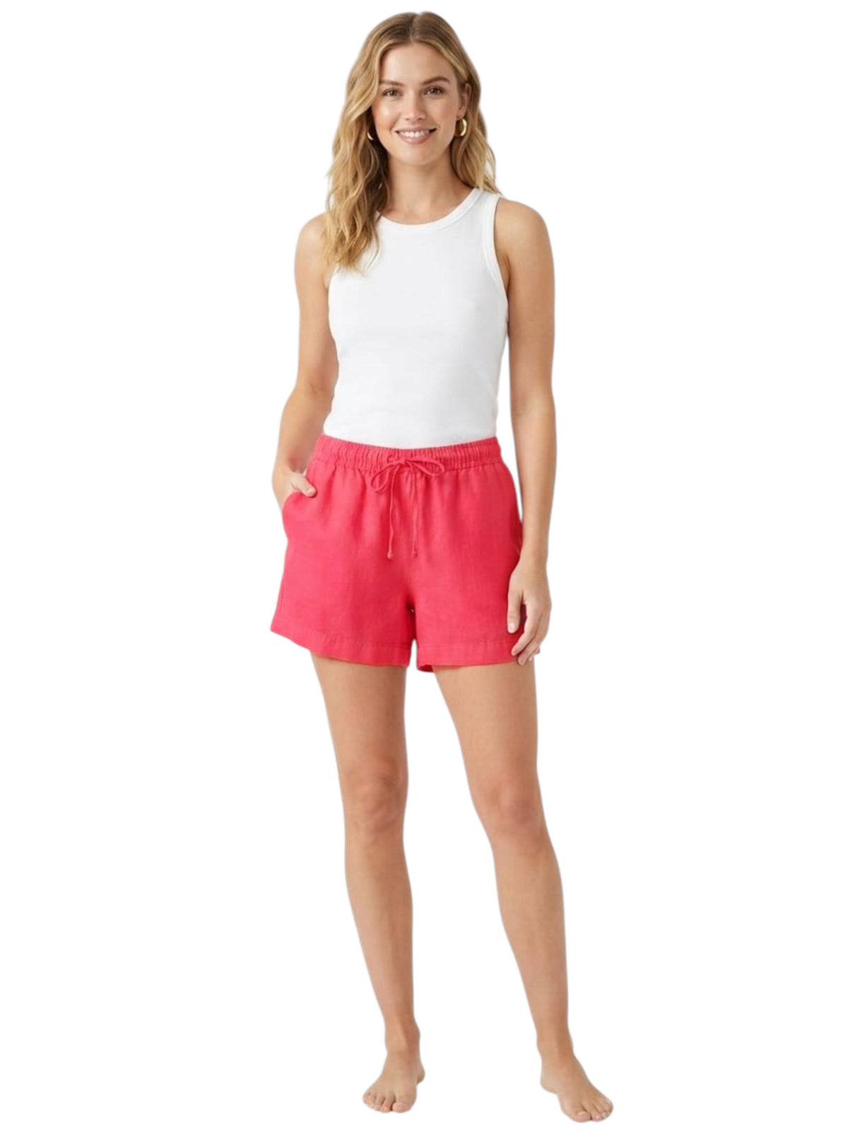 Image for Women's Plain Short,Red