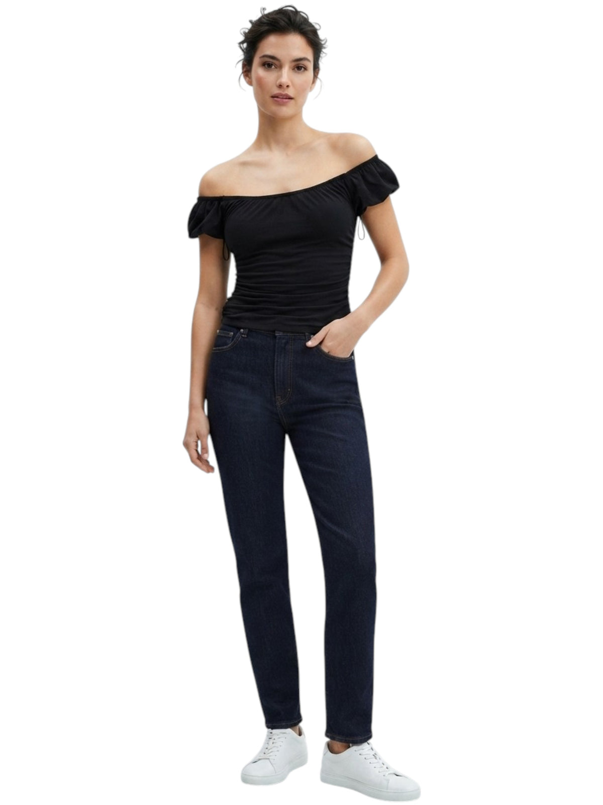 Image for Women's Plain Top,Black