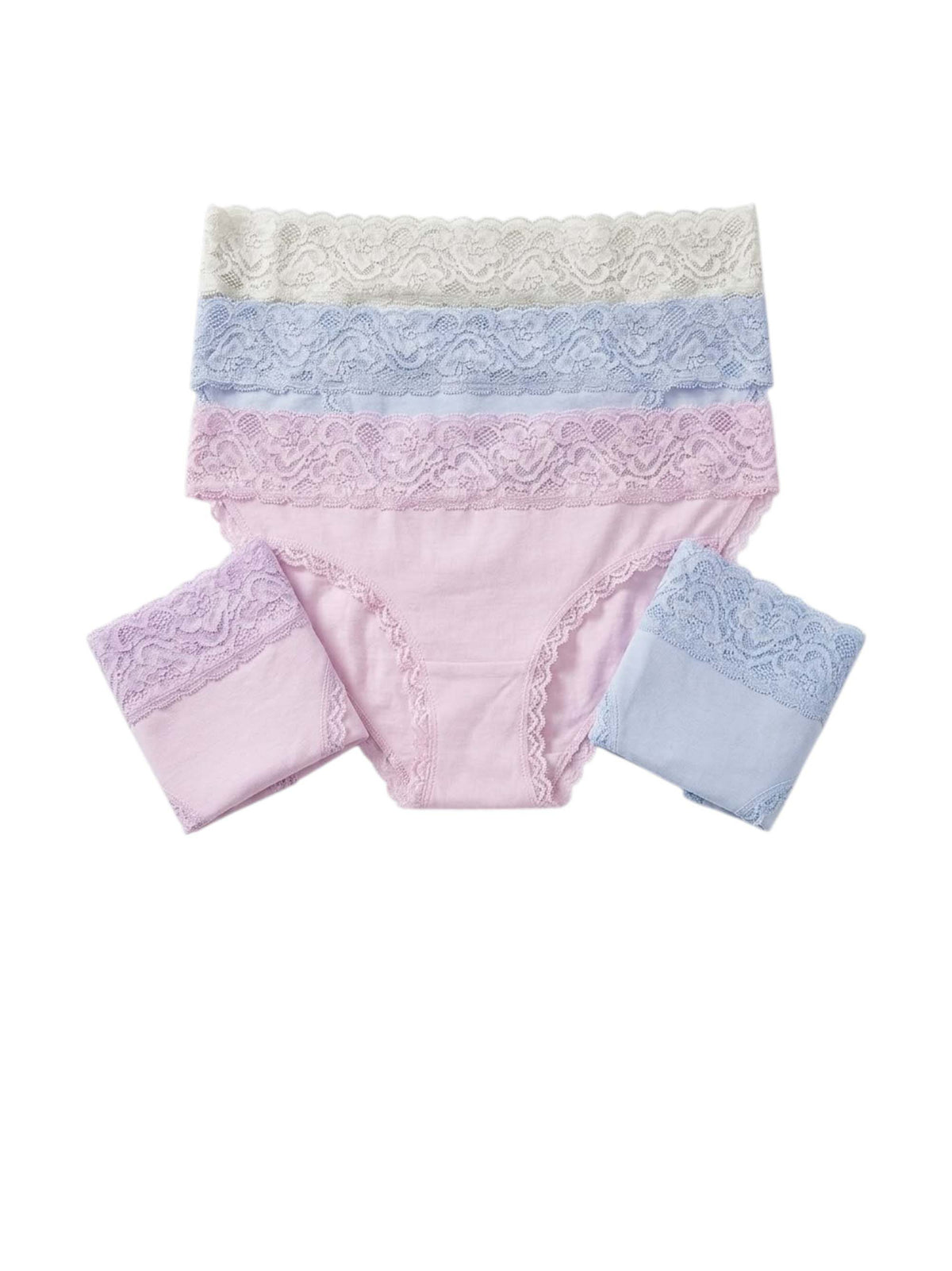Image for  Women's Lace Slip Set 5Pieces,Multi
