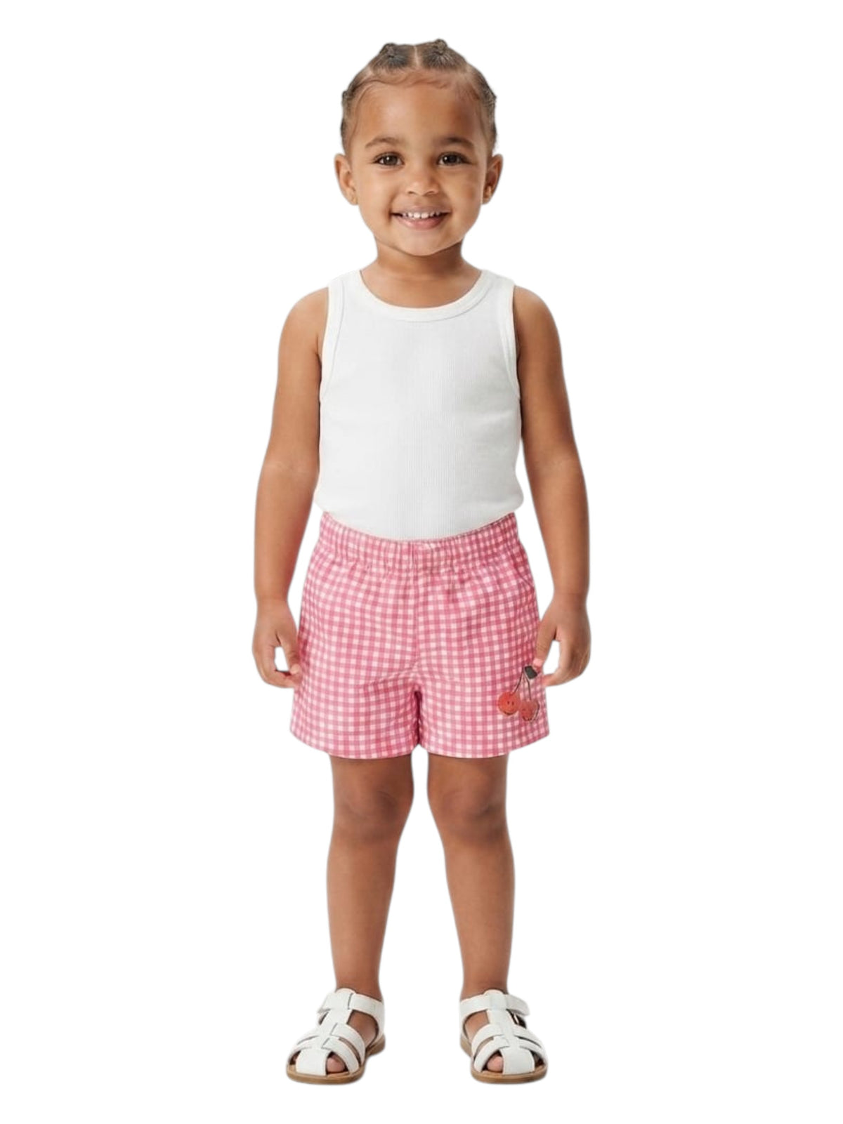 Image for Kids Girl's Plaid Short,Red