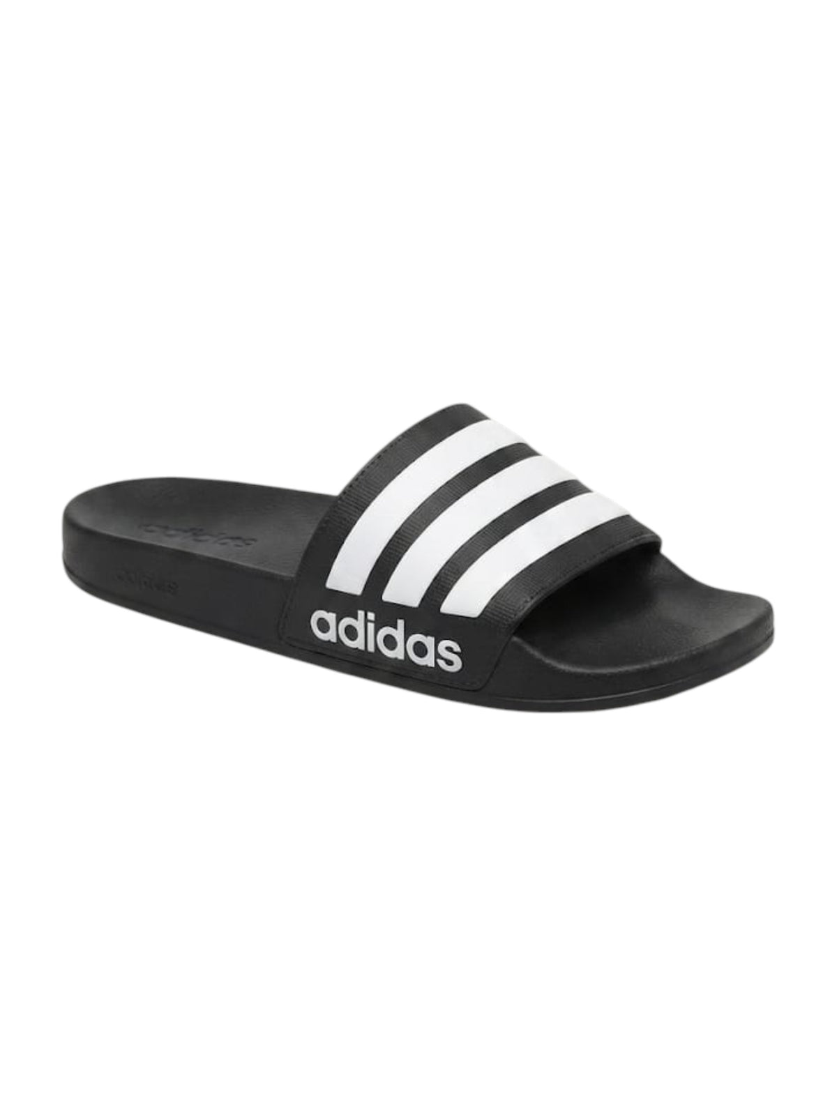 Image for Men's Logo Patched Slippers,Black