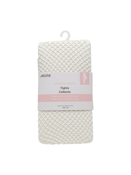 Image for Women's 1 Pair Plain Mesh Tights,White