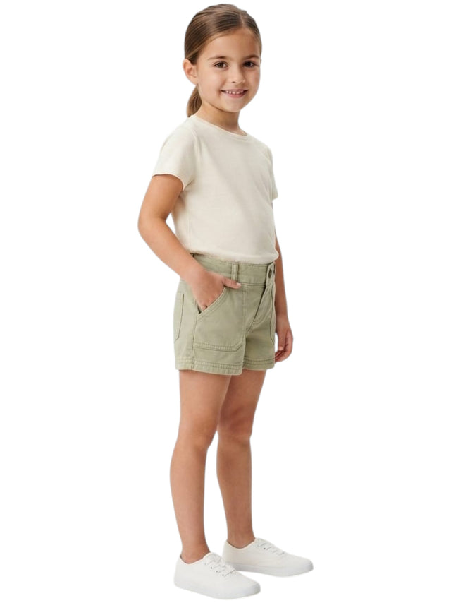 Image for Kids Girl's Plain Short,Olive