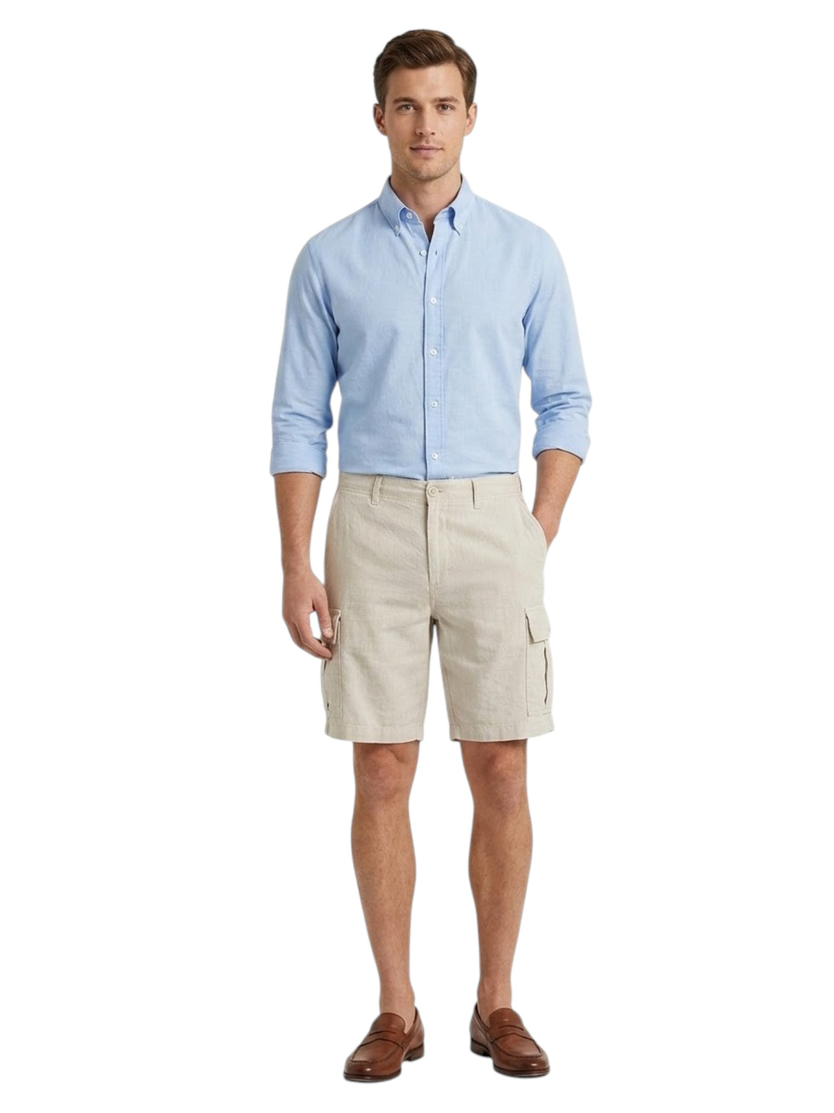 Image for Men's Plain Short,Beige