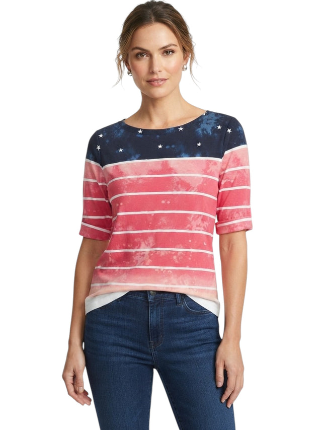 Image for Women's Colorblocked Top,Multi