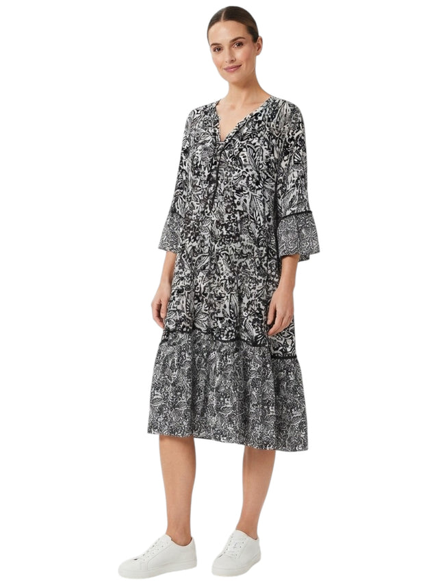 Image for Women's Printed Dress,Multi