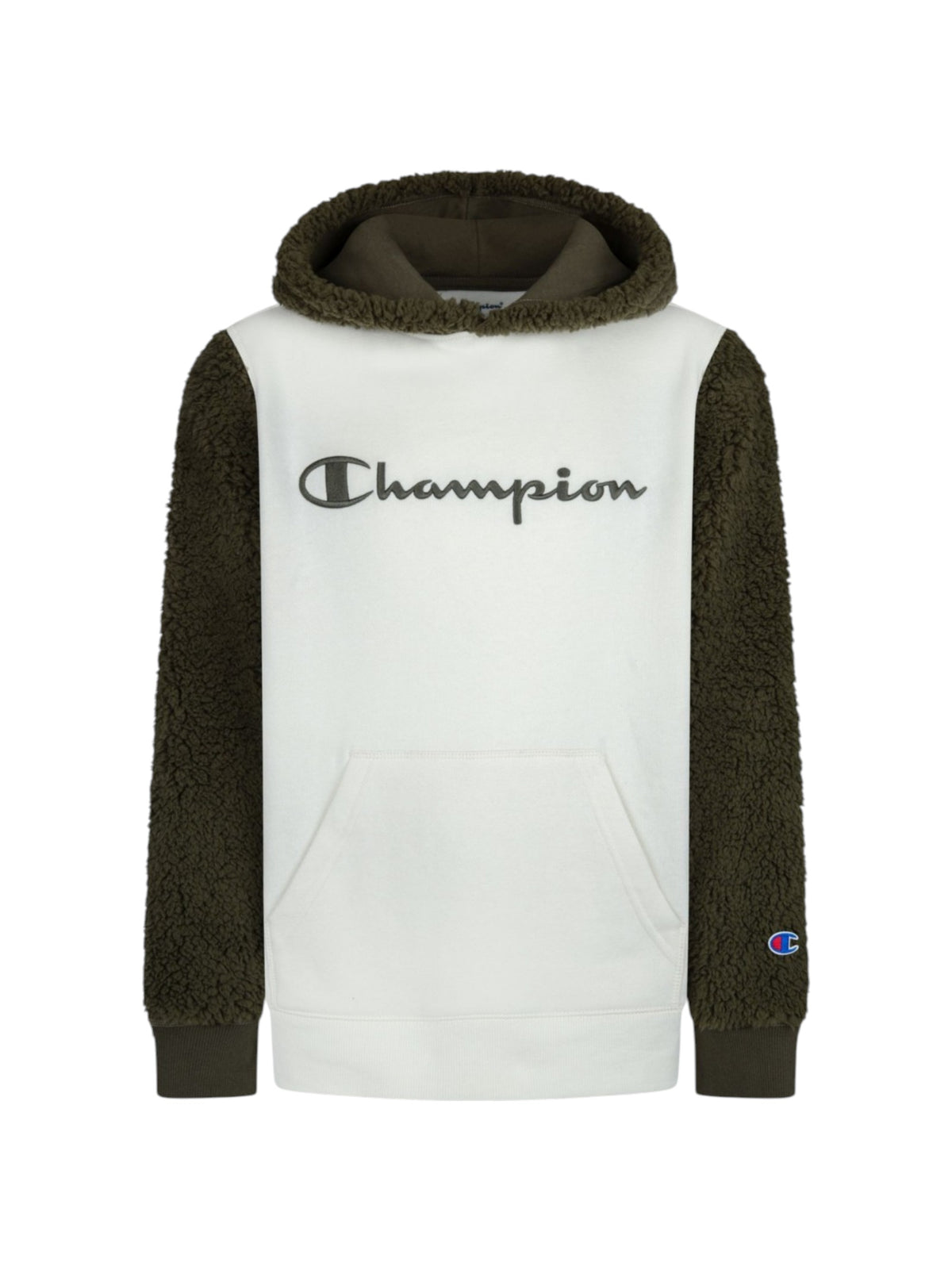 Image for Kids Boy's Brand Logo Printed Hoodies,Beige/Olive