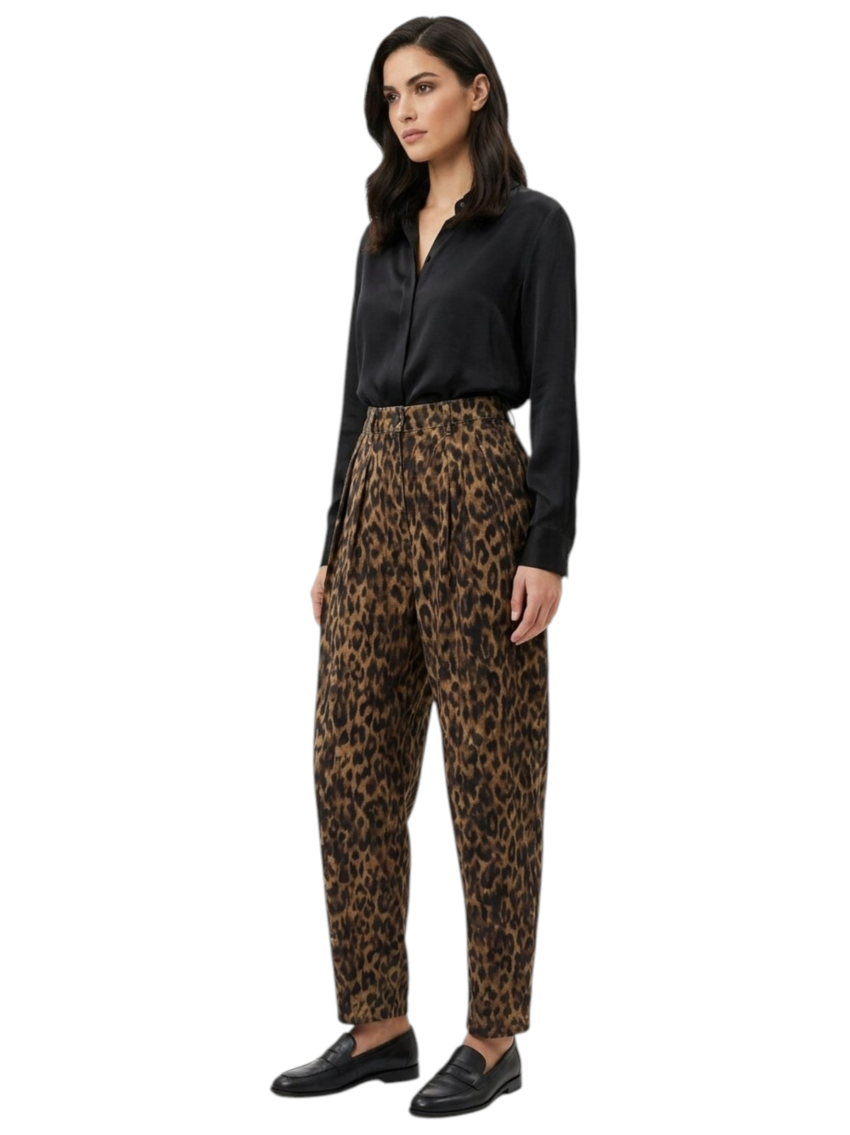 Image for Women's Printed Jeans,Tiger