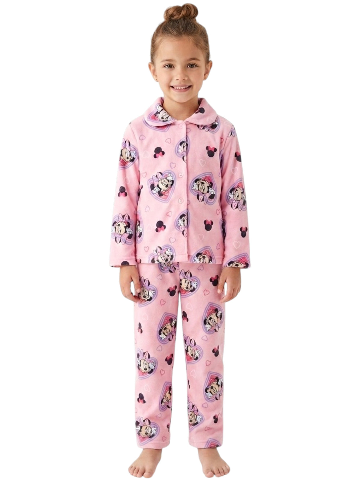 Image for Kids Girl's Graphoc Printed Sleepwear Set 2Pieces,Pink