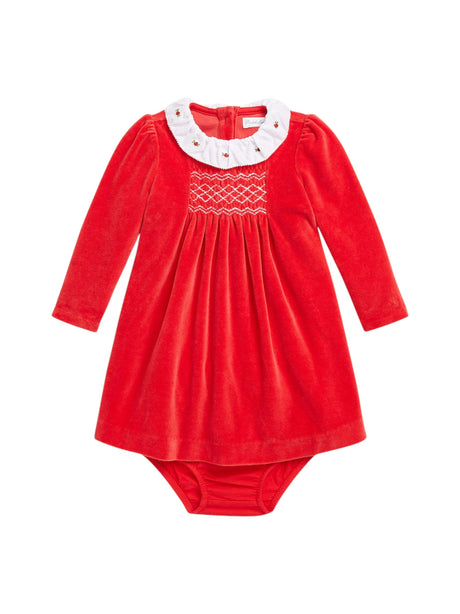 Image for Kids Girl's Ribbed Dress Set 2 Pieces,Red
