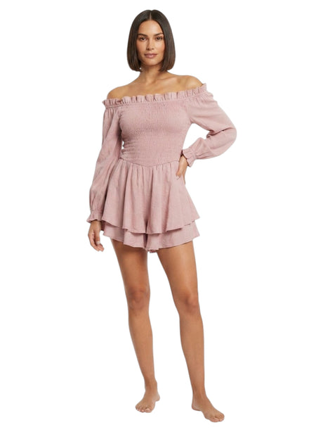 Image for Women's Textured Jumpsuit,Pink