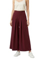 Image for Women's Plain Solid Pant,Burgandy