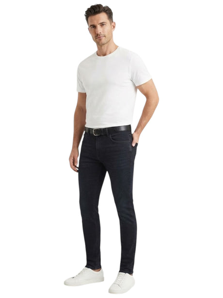 Image for Men's Plain Jeans,Black