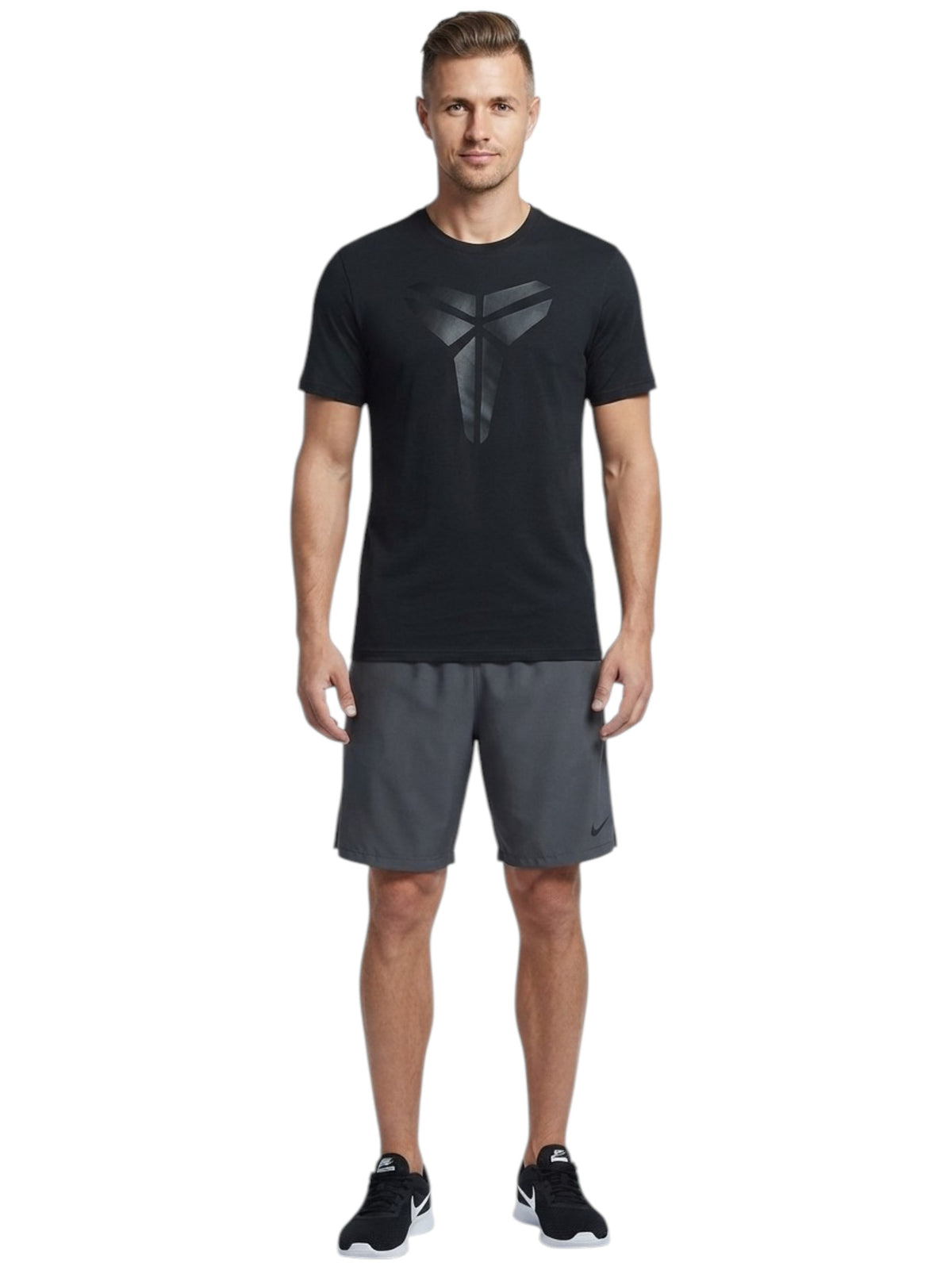 Image for Men's Printed Sport Top,Black