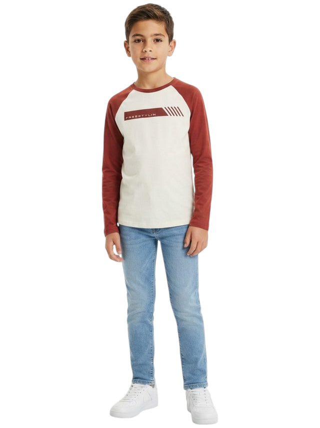Image for Kids Boy's Printed Top,White