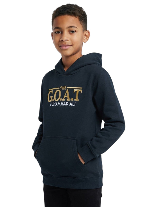 Image for Kids Boy's Brand Logo Printed Hoodie,Black