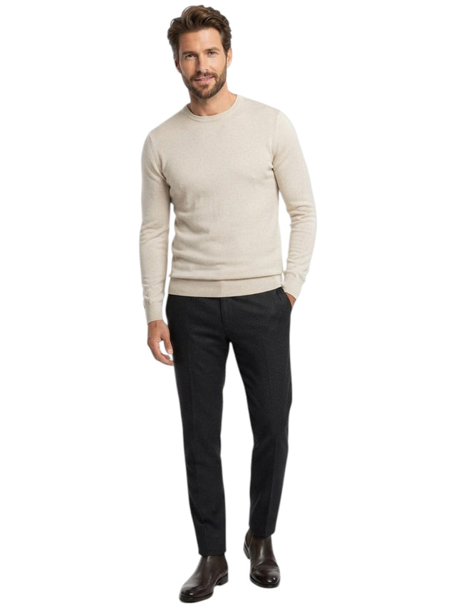 Image for Men's Plain Knitted Top,Light Grey
