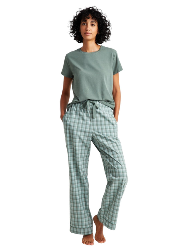 Image for Women's Plaid Sleepwear pants,Mint Green