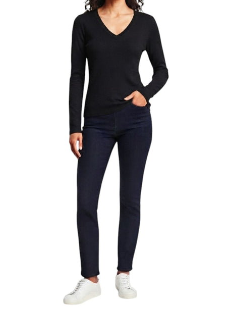 Image for Women's Ribbed Top,Black