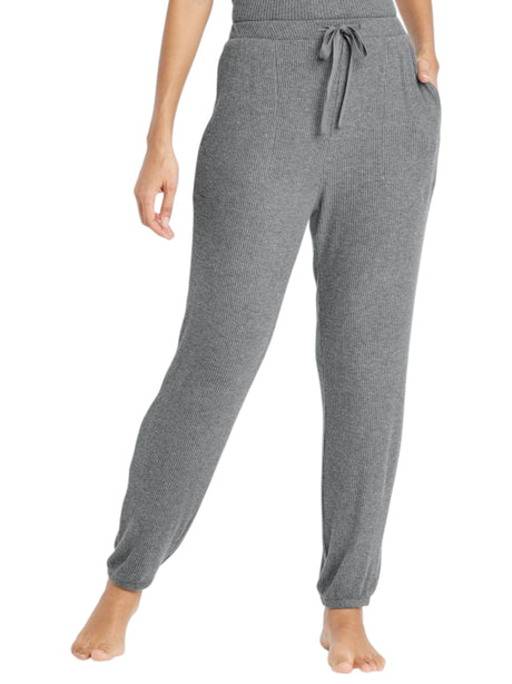 Image for Women's Ribbed Sleepwear Pants,Grey