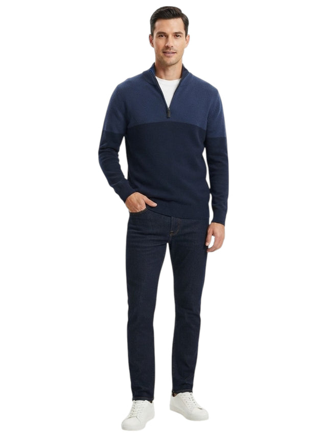 Image for Men's Ribbed Sweater,Navy