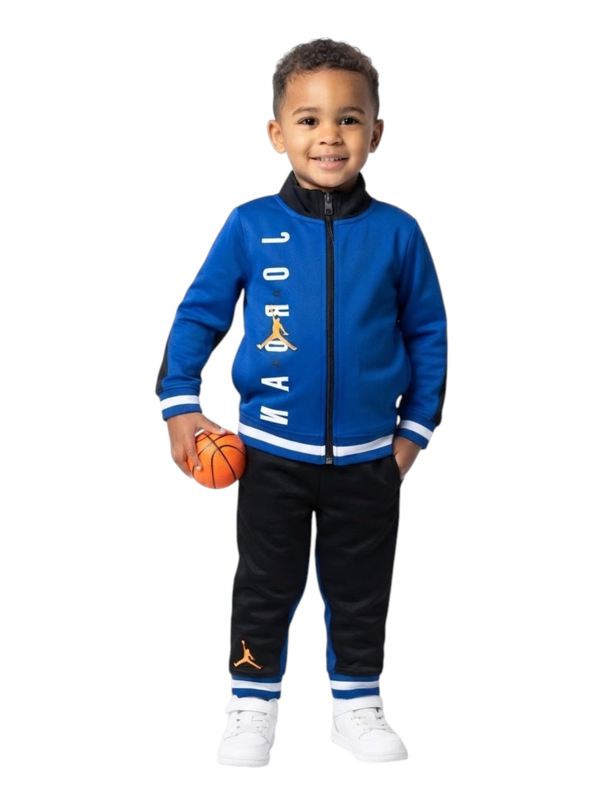 Image for Kids Boy's Brand Logo printed Set 2 Pcs Top With Pants,Blue