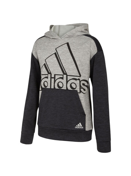 Image for Kids Boys Brand Logo Printed Hoodie,Black/Grey