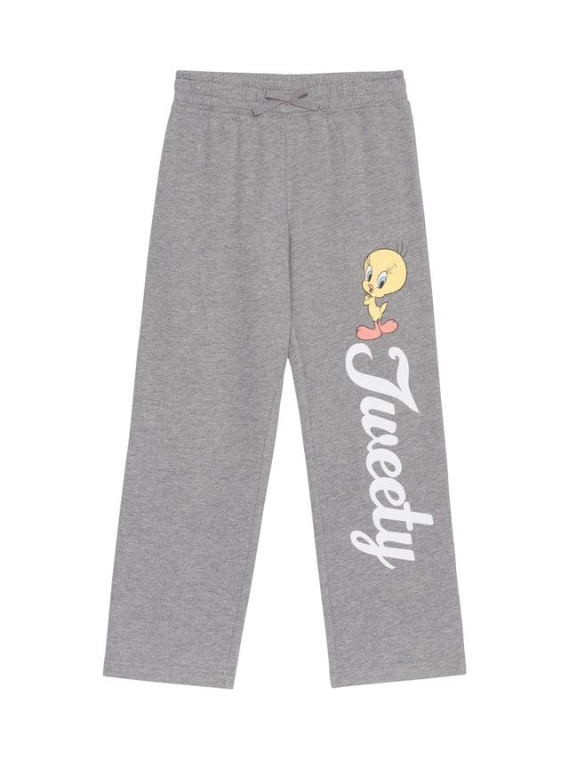 Image for Kids Girls Printed Flare Pants,Grey