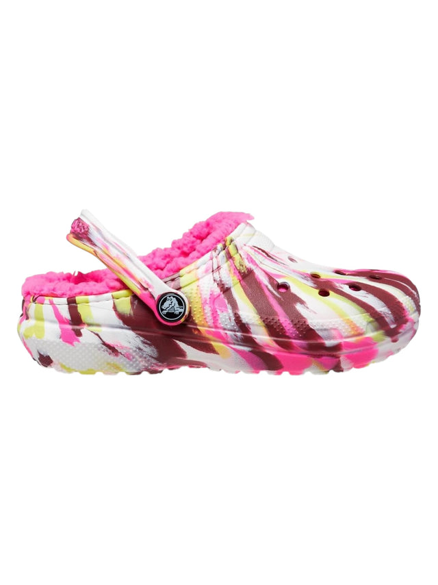 Image for Kids Girl's Lined Marbled Crocs,Multi