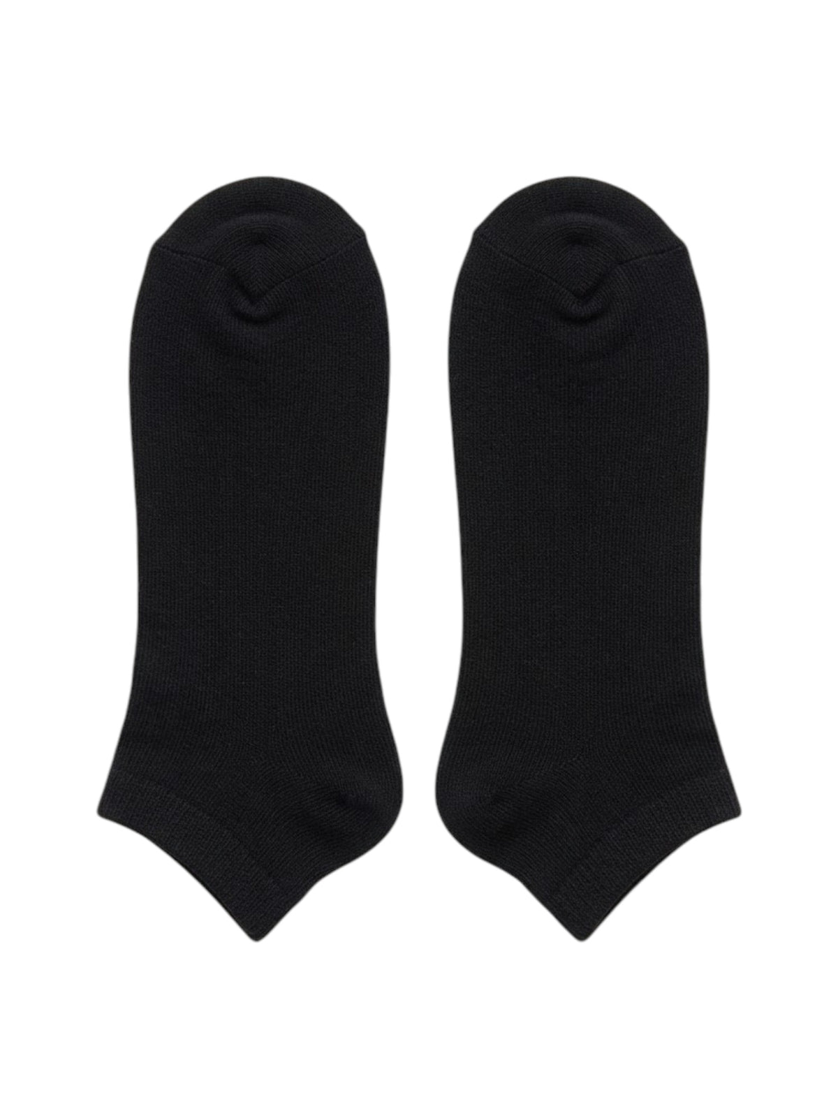 Image for CSG Men's 6 Pairs Plain Knitted Socks,Black