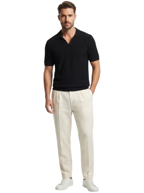 Image for Men's Ribbed Top,Black