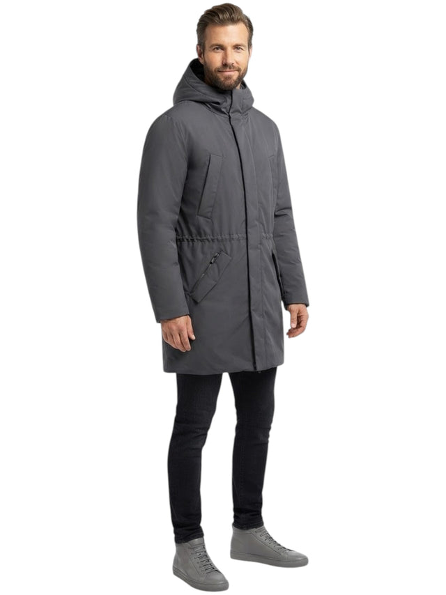 Image for Men's Plain Jacket,Dark Grey